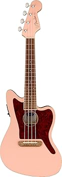 美品ケース付きフェンダーFenderジャズマスター型エレキウクレレ 美品ケース付きフェンダーFenderジャズマスター型エレキウクレレ